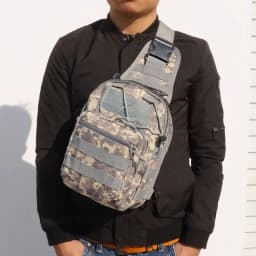 Men's outdoor Chest Pack 900D Oxford Mountaineering Camping Fishing Trekking