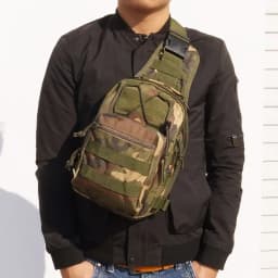 Men's outdoor Chest Pack 900D Oxford Mountaineering Camping Fishing Trekking