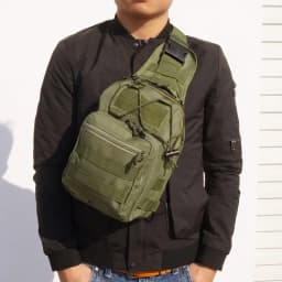 Men's outdoor Chest Pack 900D Oxford Mountaineering Camping Fishing Trekking