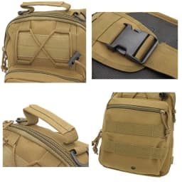 Men's outdoor Chest Pack 900D Oxford Mountaineering Camping Fishing Trekking