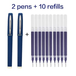 Baoke 0.5/0.7/1.0mm Large Capacity Signature Set Antibacterial Pen Black Carbon Office Neutral Roller Ball Pen Business Refill