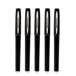 Baoke 0.5/0.7/1.0mm Large Capacity Signature Set Antibacterial Pen Black Carbon Office Neutral Roller Ball Pen Business Refill