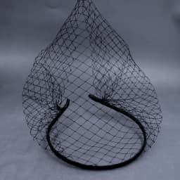 JM26 Tulle Cage Veil with Pearls Wedding Birdcage Veil with Headband face Cover Bride Headdress Wedding Accessories Mariage