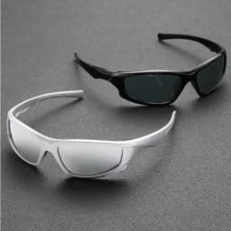 2PCS Square Frame Men's Sunglasses Combination Y2K Style Daily Street Summer Party Decoration Glasses Women
