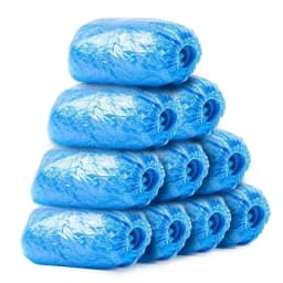 100PCS Portable Waterproof Boot Covers Plastic non-slip Wear Disposable Shoe Covers Overshoes Rain Shoe Covers Mud-proof
