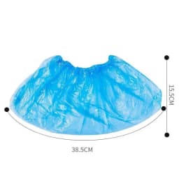 100PCS Portable Waterproof Boot Covers Plastic non-slip Wear Disposable Shoe Covers Overshoes Rain Shoe Covers Mud-proof