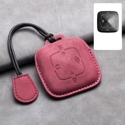 Leather 4 Buttons Car Remote Key Case Cover for Zeekr 001 X 2021 2022 2023 for ZEEKR 001 009 Full Protector Fob Keychain
