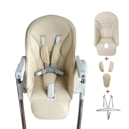 Highchair Seat Cushion For Peg Perego Siesta Prima Pappa Zero3 Dinner Chair With Harness Shoulder Crotch PAD Baby Accessories
