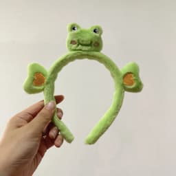 Cute Wool Rabbit Head Headband for Women Ladies Head Wears Princess Girls Lovely Bunny Head Hoop