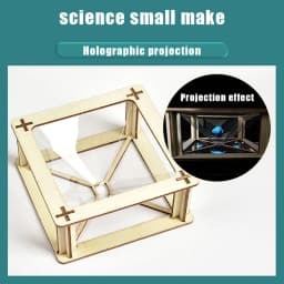 3D holographic projector scientific production of children's handmade puzzles DIY experimental materials small production toys