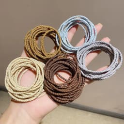 100PCS Candy Color Soft Kids Elastic Hair Ties No Hurt Hair Girls Small Ponytail Hair Bands Children Hair Accessories