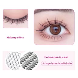 Fadvan 10pcs/Lot Cluster lashes 3 Rows 10D/20D/30D/40D 8-16mm Individual Lashes Extensions Natural Look LasFluffy Cluster Lashes