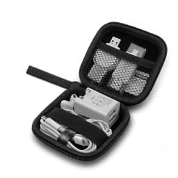Mini Square EVA Earphone Protective Box Waterproof Digital Charger Headphone Storage Bag USB Data Cable Organizer Carrying Pouch