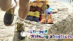 1 Pair 18 Colors Striped Double Color Shoe Laces Round Outdoor Sneakers Shoelaces Cotton Boots Shoelace 70CM 90CM 120CM 150CM