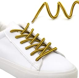 1 Pair 18 Colors Striped Double Color Shoe Laces Round Outdoor Sneakers Shoelaces Cotton Boots Shoelace 70CM 90CM 120CM 150CM