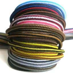 1 Pair 18 Colors Striped Double Color Shoe Laces Round Outdoor Sneakers Shoelaces Cotton Boots Shoelace 70CM 90CM 120CM 150CM