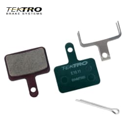 TEKTRO E10.11 MTB/Road Disc Brake Pads Resin-Metal 2mm Universal, Compatible with Shimano M355/M395/495 & Tektro HD-M520/E350