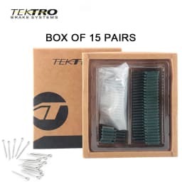 TEKTRO E10.11 MTB/Road Disc Brake Pads Resin-Metal 2mm Universal, Compatible with Shimano M355/M395/495 & Tektro HD-M520/E350