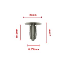 20Pcs Car Interior Roof Headliner Ceiling Clips Rivet Fixing Screw Cap Trim Panel Retainer POM Fastener For Toyota 63399~26050