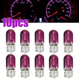10pcs Car T10 Halogen 3W 194 158 Wedges 12V Auto Lamp White Bulbs Instrument Light Reading Lights Clearance Lamp Accessories