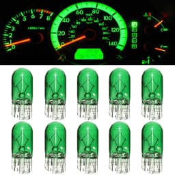 10pcs Car T10 Halogen 3W 194 158 Wedges 12V Auto Lamp White Bulbs Instrument Light Reading Lights Clearance Lamp Accessories