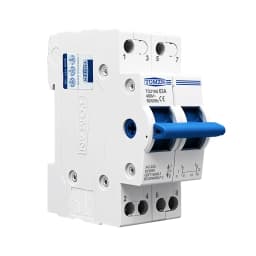 TOMZN TO219G 2P 40A 63A MTS Dual Power Manual Transfer Isolating Switch Interlock Circuit Breaker