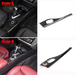 For BMW 1 2 Series F20 F21 F22 F23 116I 118I 2012-2019 ABS Carbon Fiber Multimedia Button Panel Cover Sticker Car Accessories