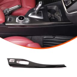For BMW 1 2 Series F20 F21 F22 F23 116I 118I 2012-2019 ABS Carbon Fiber Multimedia Button Panel Cover Sticker Car Accessories