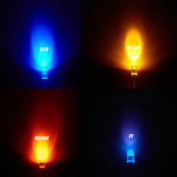 100pcs 3mm LED Diode Kit Ultra Bright Warm White Red Green Blue UV Purple Yellow Orange Pink 2V 3V F3 3 mm Emitting Assorted Set