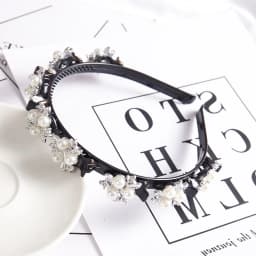 Double Layer Bands Clip Hairbands Fashion Plastic Braided Headband Punk New Knitting Womens Headwear Hair Accessories Pearl
