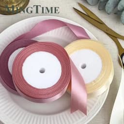 Satin Ribbon 25yards 6mm 10mm 15mm 25mm 38mm 50mm Sash Gift Bow Handmade DIY Craft Wedding Party Supply Decoration