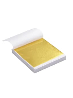 100pcs Art Craft Design Paper Sheets Practical Pure Shiny Gold Silver Rose gold Leaf for Gilding DIY Craft Party Decoration