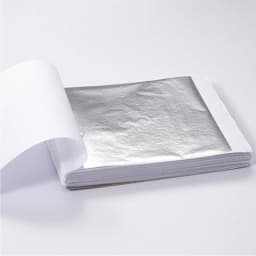 100pcs Art Craft Design Paper Sheets Practical Pure Shiny Gold Silver Rose gold Leaf for Gilding DIY Craft Party Decoration