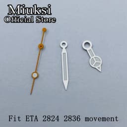 Miuksi watch hands green luminous hands fit NH35 NH36 3135 ETA2836 2824 Miyota8205 8215 821A Mingzhu DG2813 3804 PT5000 movement