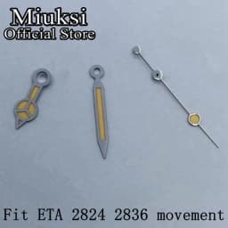 Miuksi watch hands green luminous hands fit NH35 NH36 3135 ETA2836 2824 Miyota8205 8215 821A Mingzhu DG2813 3804 PT5000 movement
