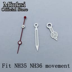 Miuksi watch hands green luminous hands fit NH35 NH36 3135 ETA2836 2824 Miyota8205 8215 821A Mingzhu DG2813 3804 PT5000 movement