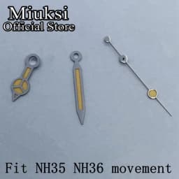 Miuksi watch hands green luminous hands fit NH35 NH36 3135 ETA2836 2824 Miyota8205 8215 821A Mingzhu DG2813 3804 PT5000 movement