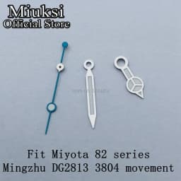 Miuksi watch hands green luminous hands fit NH35 NH36 3135 ETA2836 2824 Miyota8205 8215 821A Mingzhu DG2813 3804 PT5000 movement