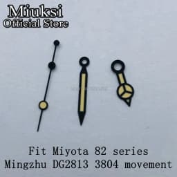 Miuksi watch hands green luminous hands fit NH35 NH36 3135 ETA2836 2824 Miyota8205 8215 821A Mingzhu DG2813 3804 PT5000 movement