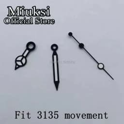 Miuksi watch hands green luminous hands fit NH35 NH36 3135 ETA2836 2824 Miyota8205 8215 821A Mingzhu DG2813 3804 PT5000 movement