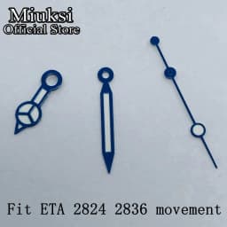 Miuksi watch hands green luminous hands fit NH35 NH36 3135 ETA2836 2824 Miyota8205 8215 821A Mingzhu DG2813 3804 PT5000 movement