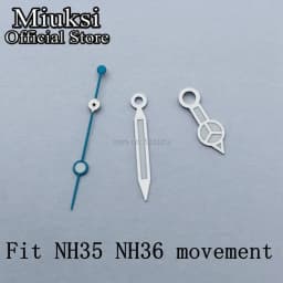 Miuksi watch hands green luminous hands fit NH35 NH36 3135 ETA2836 2824 Miyota8205 8215 821A Mingzhu DG2813 3804 PT5000 movement