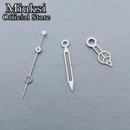 Miuksi watch hands green luminous hands fit NH35 NH36 3135 ETA2836 2824 Miyota8205 8215 821A Mingzhu DG2813 3804 PT5000 movement