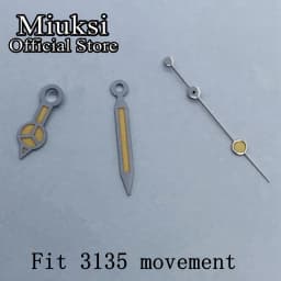 Miuksi watch hands green luminous hands fit NH35 NH36 3135 ETA2836 2824 Miyota8205 8215 821A Mingzhu DG2813 3804 PT5000 movement