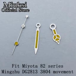 Miuksi watch hands green luminous hands fit NH35 NH36 3135 ETA2836 2824 Miyota8205 8215 821A Mingzhu DG2813 3804 PT5000 movement
