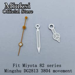 Miuksi watch hands green luminous hands fit NH35 NH36 3135 ETA2836 2824 Miyota8205 8215 821A Mingzhu DG2813 3804 PT5000 movement