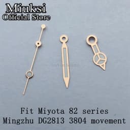 Miuksi watch hands green luminous hands fit NH35 NH36 3135 ETA2836 2824 Miyota8205 8215 821A Mingzhu DG2813 3804 PT5000 movement