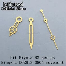 Miuksi watch hands green luminous hands fit NH35 NH36 3135 ETA2836 2824 Miyota8205 8215 821A Mingzhu DG2813 3804 PT5000 movement