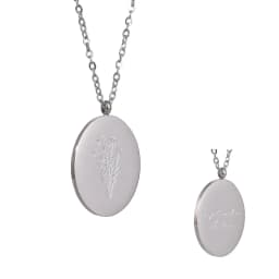 Yhpup 316 Stainless Steel 12 Month Birth Flower Floral Pendant Necklace Mother Sister Giff PVD Collar Golden Necklace Waterproof