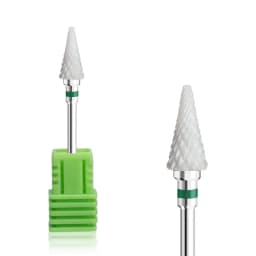 LadyMisty Ceramic Carbide Nail Drill Bit Nail Cutter Rotate Burr Milling Bits Electric Drill Machine For Manicure Pedicure Tools
